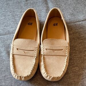 H&M Kids Beige Suede Loafers